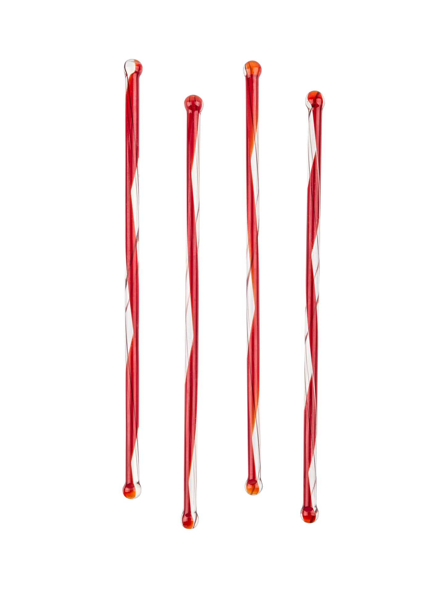 Vintage Red and White Peppermint Stick Swizzle Sticks Weston Table