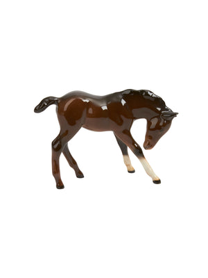  Vintage Retro Beswick Brown Foal Figurine 