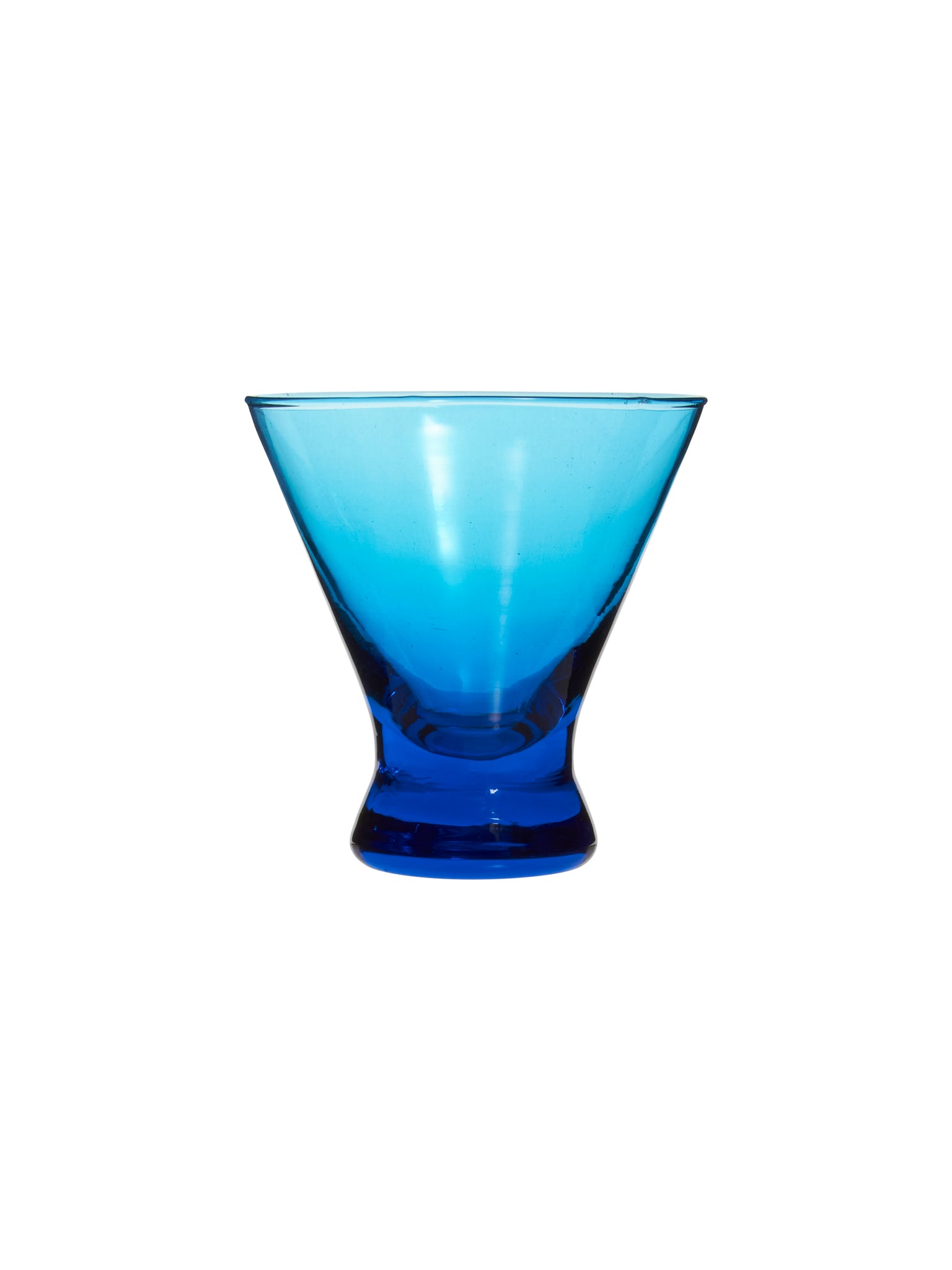 Vintage Retro Blue Cocktail Glasses Weston Table