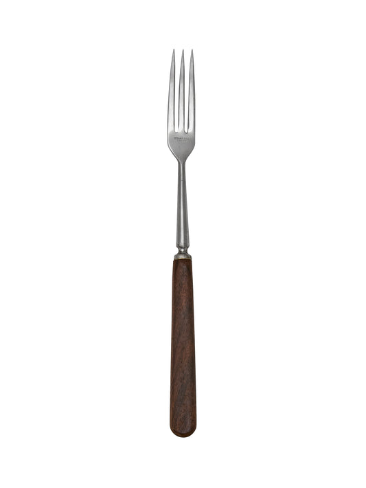 Vintage Retro Brown Stainless Steel Japanese Long Handled Forks Set of Six Weston Table