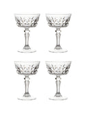 Vintage Retro Chantelle Cocktail Glasses Set of Four Weston Table
