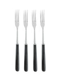 Vintage Retro French Ebony Long Handled Forks Set of Four Weston Table
