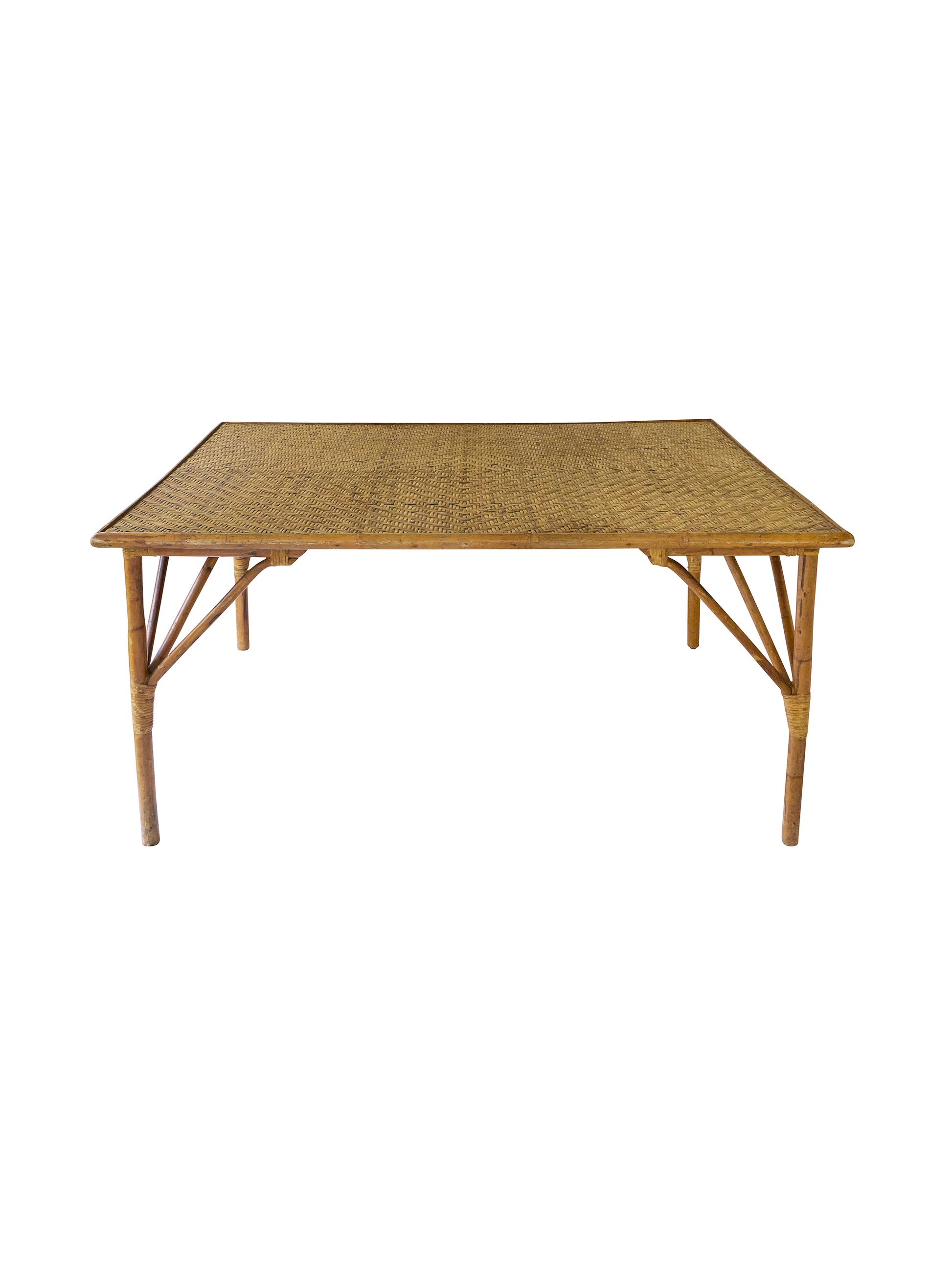 Vintage Retro French Rattan Table Weston Table