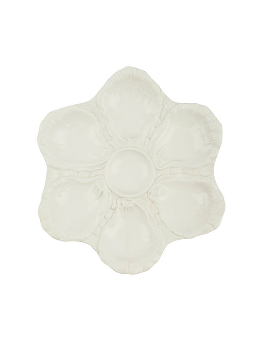 Vintage Retro Italian White Oyster Plate Weston Table