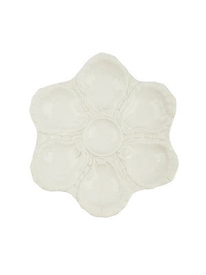  Vintage Retro Italian White Oyster Plate Weston Table 