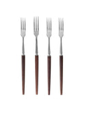 Vintage Retro Japanese Teak Wood Handled Forks Weston Table