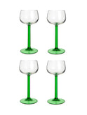 Vintage Retro Luminarc Emerald Green Cocktail Glasses Weston Table