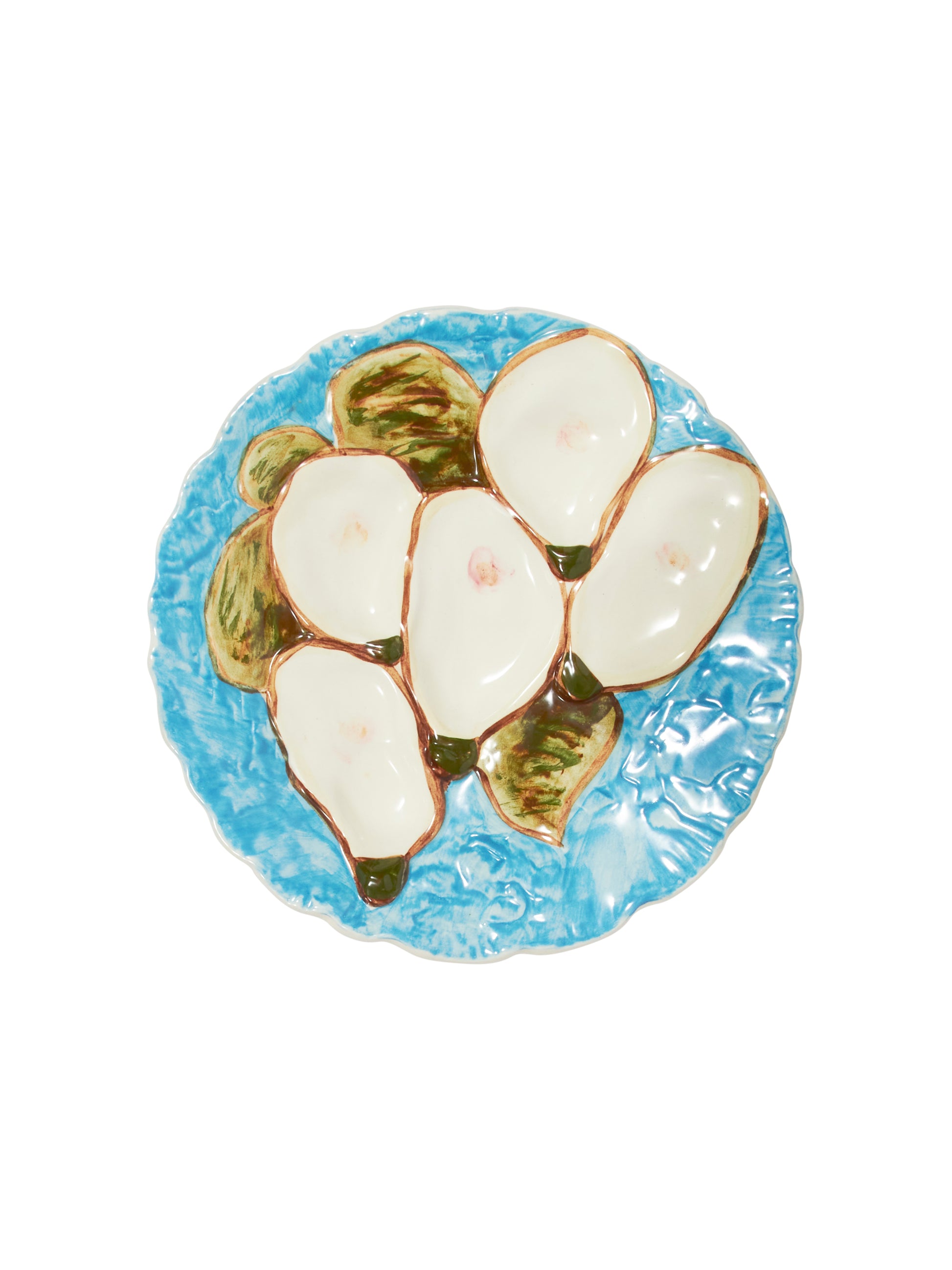 Vintage Retro Stangl Blue Oyster Plate Weston Table