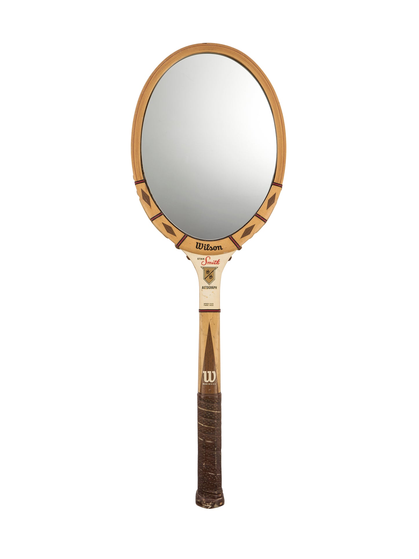 Vintage Retro Tennis Racquet Mirror Weston Table