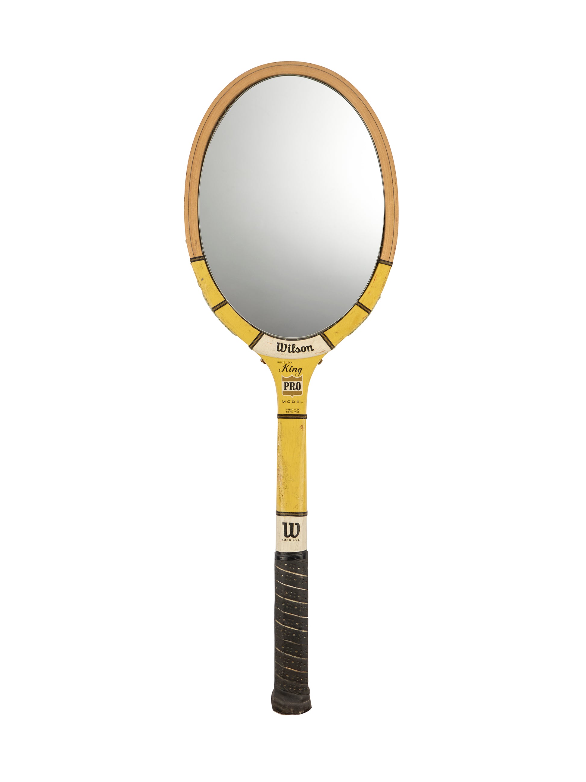 Vintage Retro Tennis Racquet Mirror Weston Table