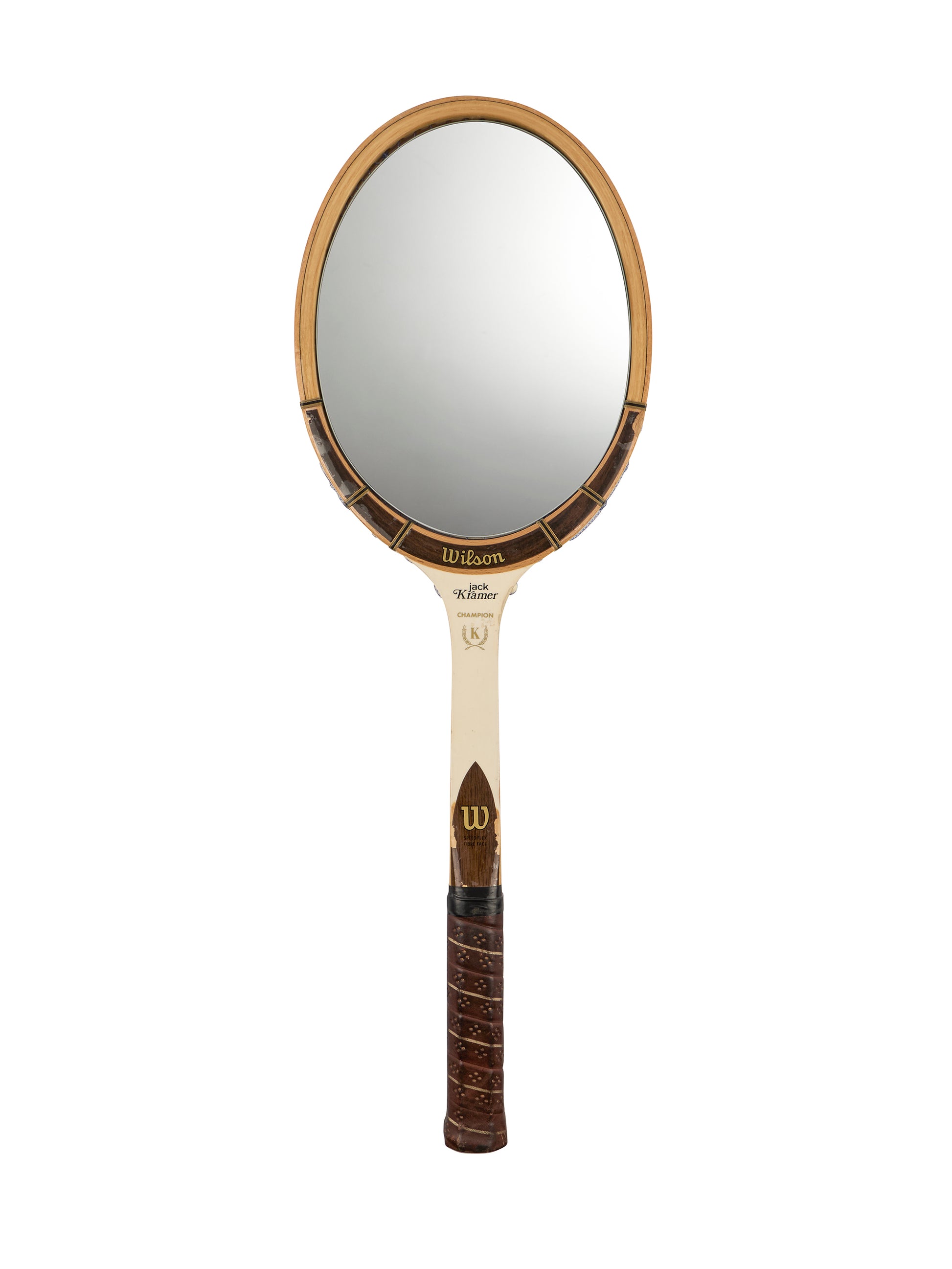 Vintage Retro Tennis Racquet Mirror Weston Table