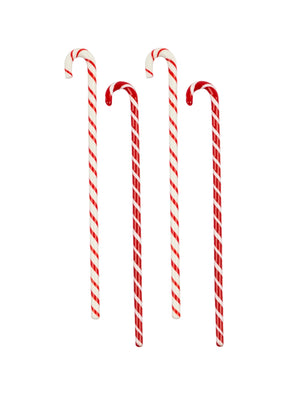  Vintage Retro Two Stripes Striped Candy Cane Glass Stirrers Weston Table 