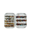 Vintage Richard Wheatley Salmon Fly Box 41 Flies Weston Table
