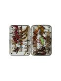 Vintage Richard Wheatley Small Trout Fly Box 43 Flies Weston Table