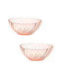 Vintage Rosaline Pink Swirl Berry Bowls Weston Table