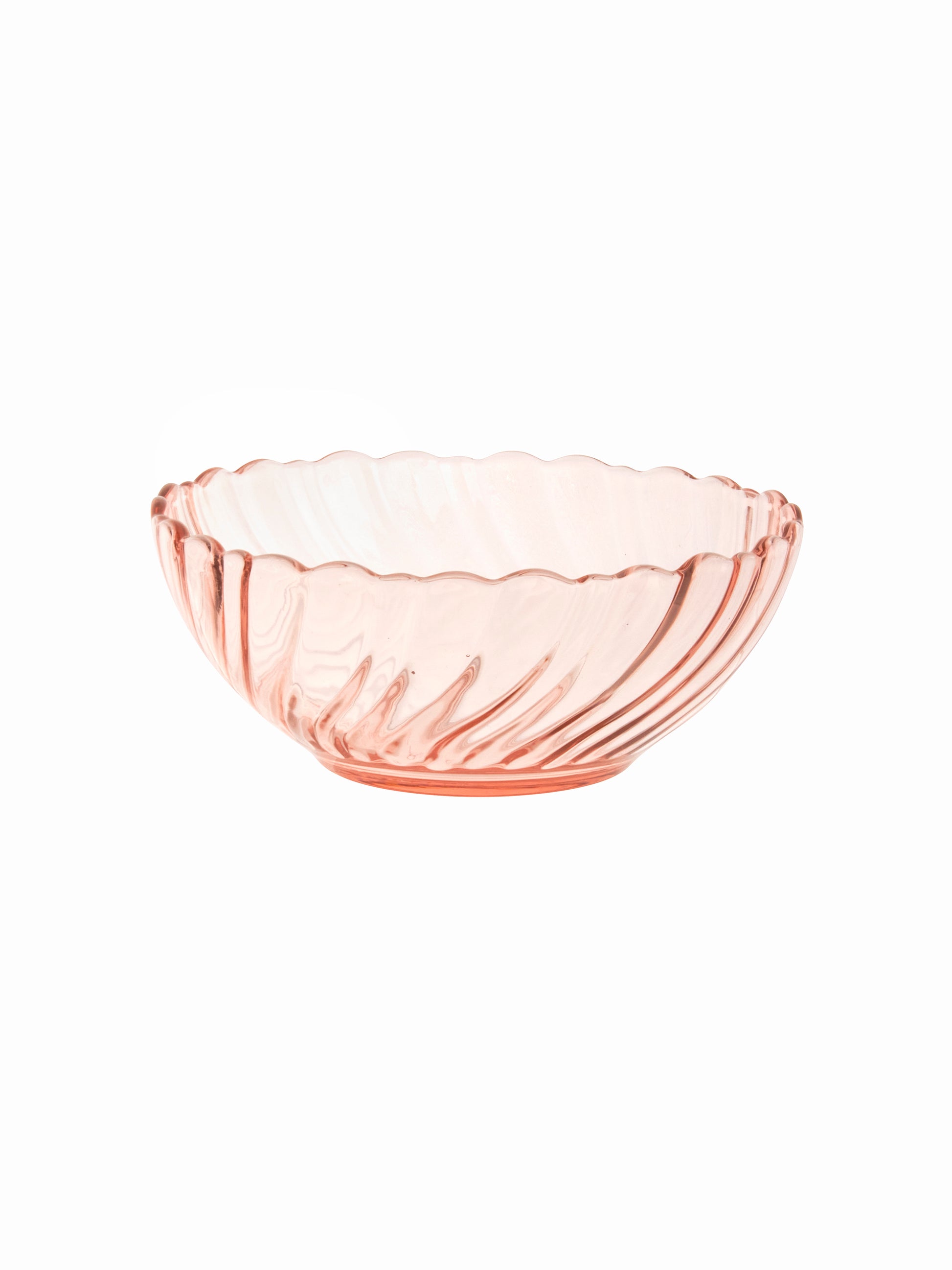 Vintage Rosaline Pink Swirl Berry Bowls Weston Table
