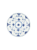 Vintage Royal Copenhagen Blue Fluted Full Lace Canape Plate 6.75 Inch Weston Table