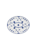 Vintage Royal Copenhagen Blue Fluted Full Lace Oval Serving Platter Small Weston Table