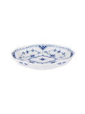 Vintage 1930s Royal Copenhagen Blue Fluted Half Lace Pickle Dish Medium Weston 