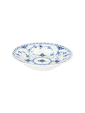 Vintage Royal Copenhagen Blue Fluted Half Lace Rimmed Fruit Bowl Weston Table