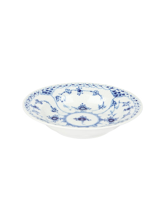Vintage Royal Copenhagen Blue Fluted Half Lace Rimmed Fruit Bowl Weston Table
