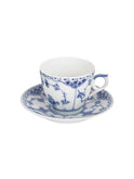 Vintage Royal Copenhagen Blue Fluted Half Lace Tea Cup and Saucer Weston Table