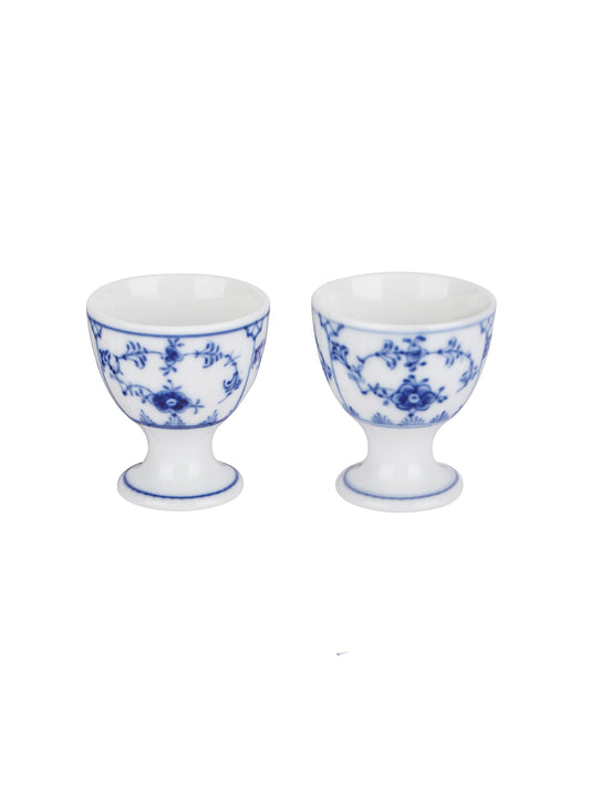 Vintage Royal Copenhagen Blue Fluted Plain Egg Cups Weston Table