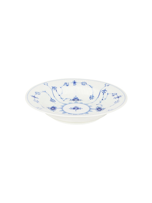 Vintage Royal Copenhagen Blue Fluted Plain Soup Plate Weston Table