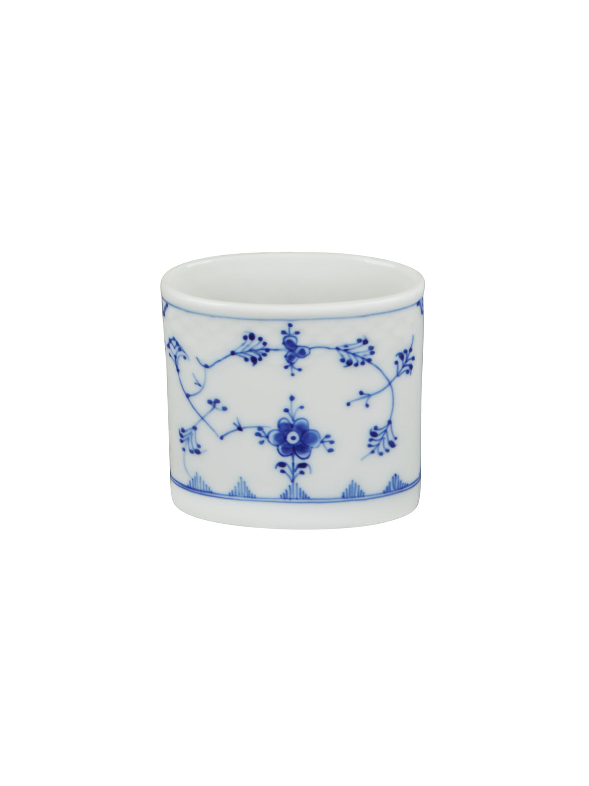 Vintage Royal Copenhagen Blue Fluted Plain Toothpick Holder Two Weston Table
