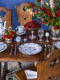 Vintage Royal Copenhagen Blue Fluted Full Lace Dinner Plate Weston Table