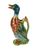 Vintage Saint Clement Majolica Duck Pitcher One Weston Table