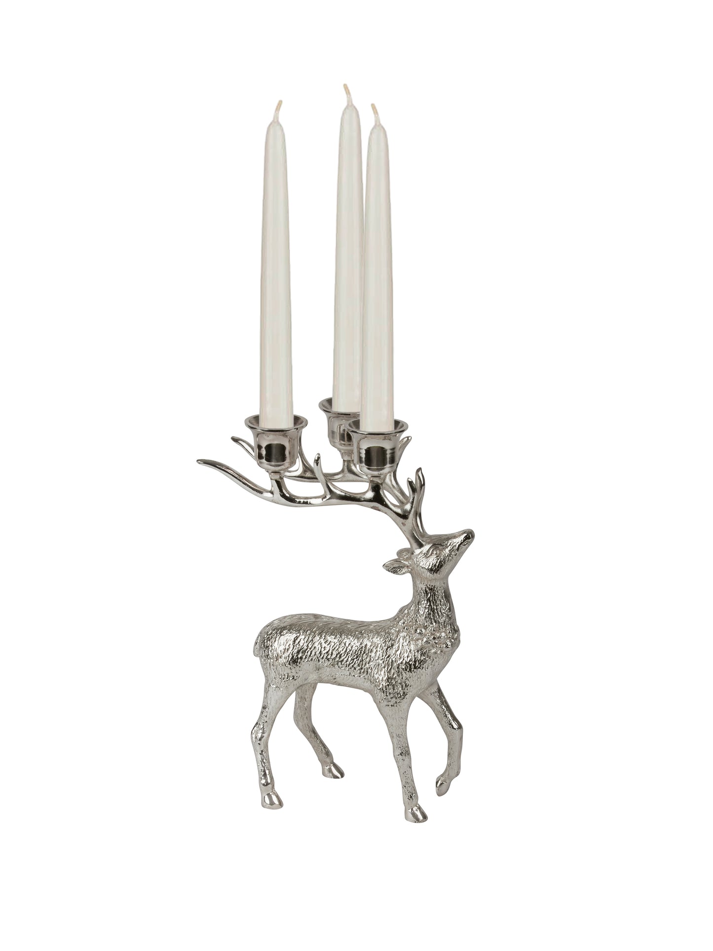 Vintage Silver Deer Candelabra Weston Table