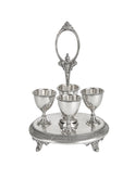 Vintage Silver Plate Egg Cup Caddy Weston Table