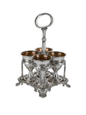 Vintage Silver Plate Egg Cup Caddy Weston Table