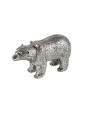 Vintage Silver Plate Polar Bear Match Safe Weston Table
