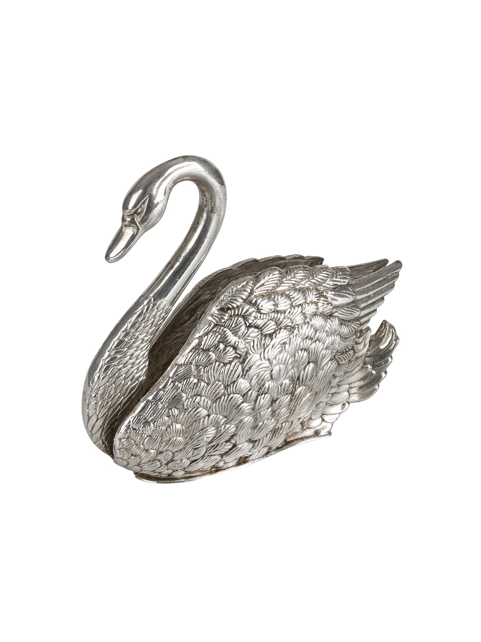Vintage Silver Plate Swan Letter Holder Weston Table