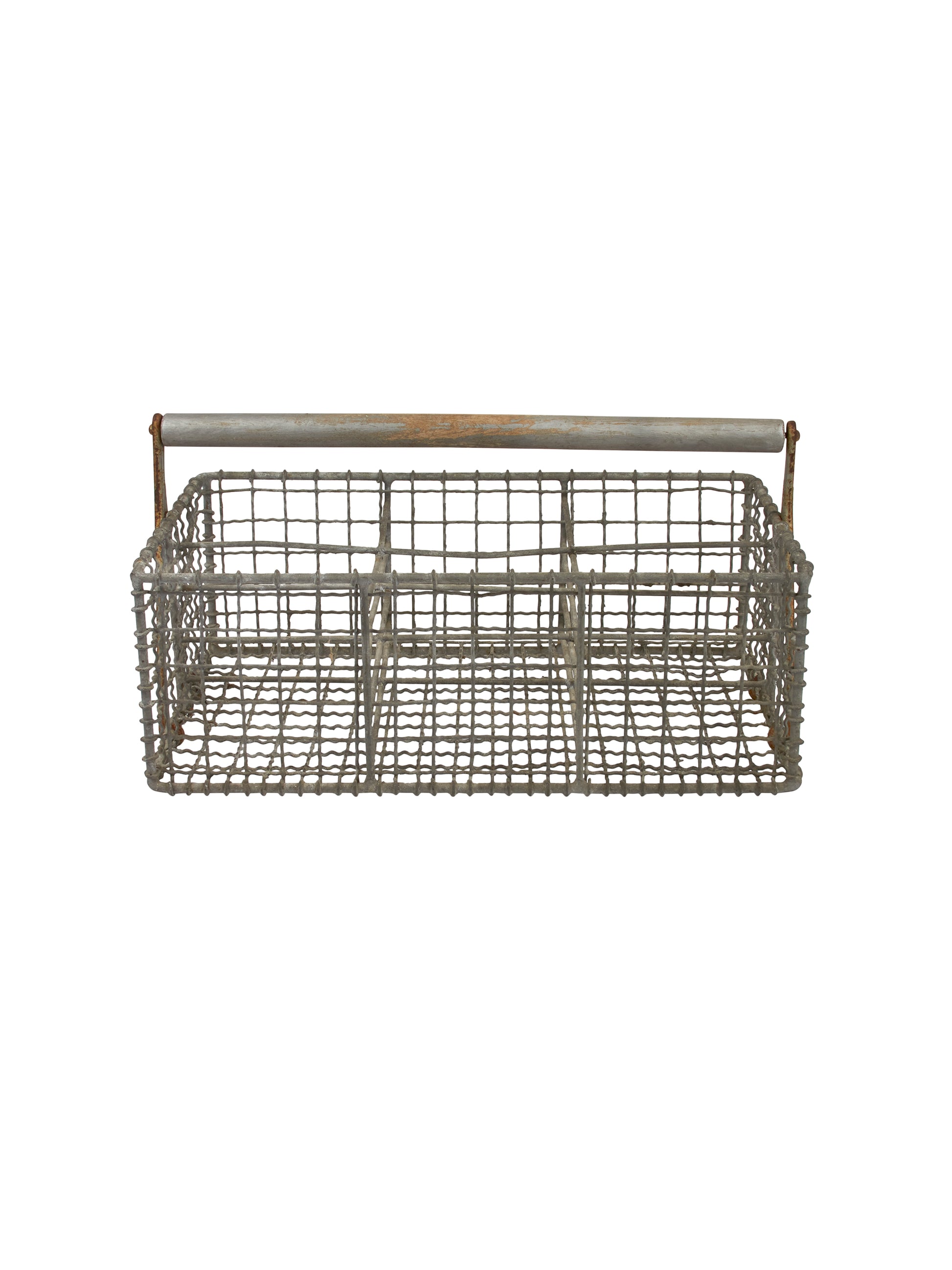 Vintage Six Compartment Wire Caddy Weston Table