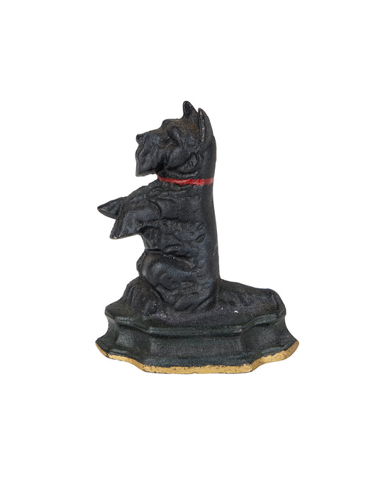 Vintage Small Scottish Terrier Doorstop Weston Table