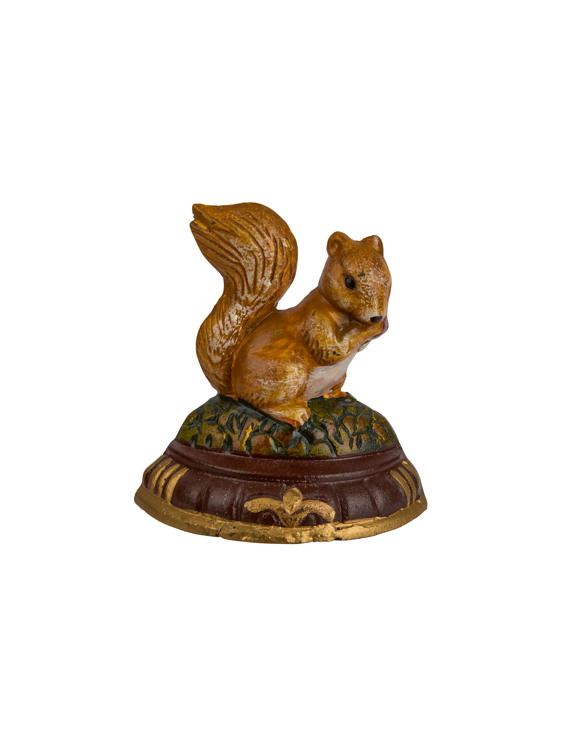 Vintage Small Squirrel Cast Iron Doorstop Weston Table