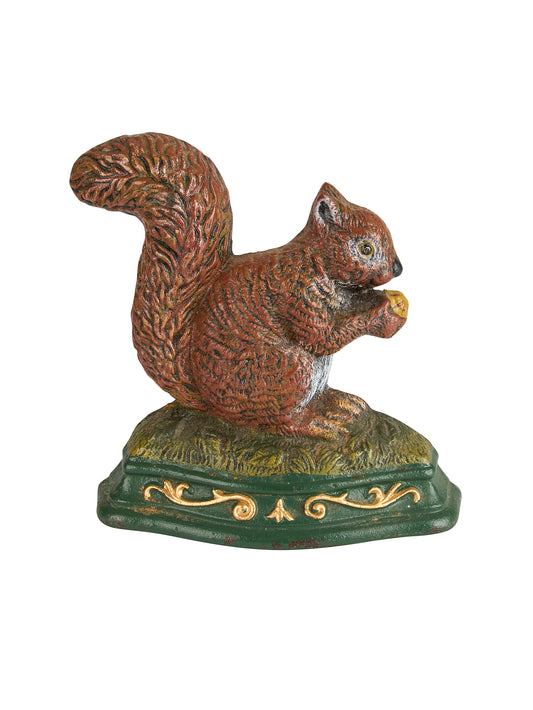 Vintage Squirrel Cast Iron Doorstop Weston Table