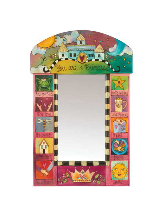Vintage Sticks Princess Mirror
