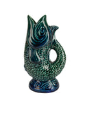Vintage Teal Gurgling Cod Pitcher Weston Table
