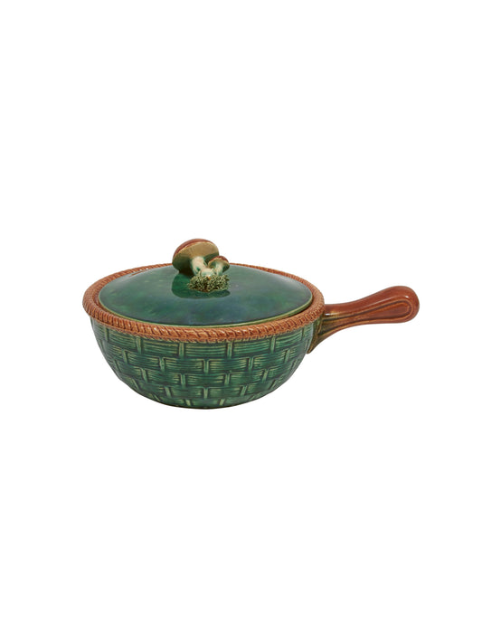 Vintage 1930s Tellurite Mushroom Pot Weston Table