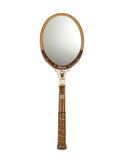 Vintage Tennis Racquet Mirror Nine Weston Table