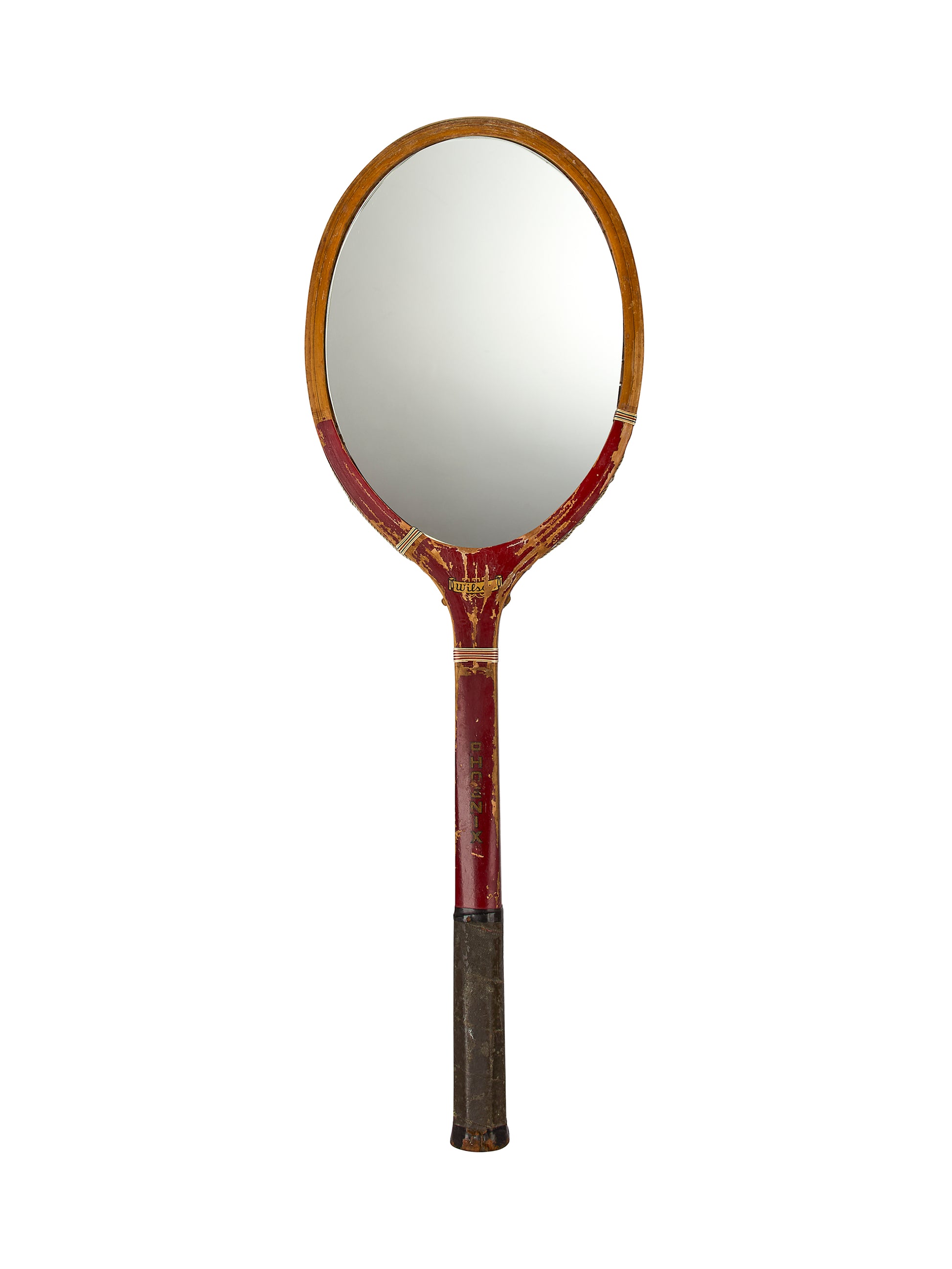 Vintage Tennis Racquet Mirror Weston Table
