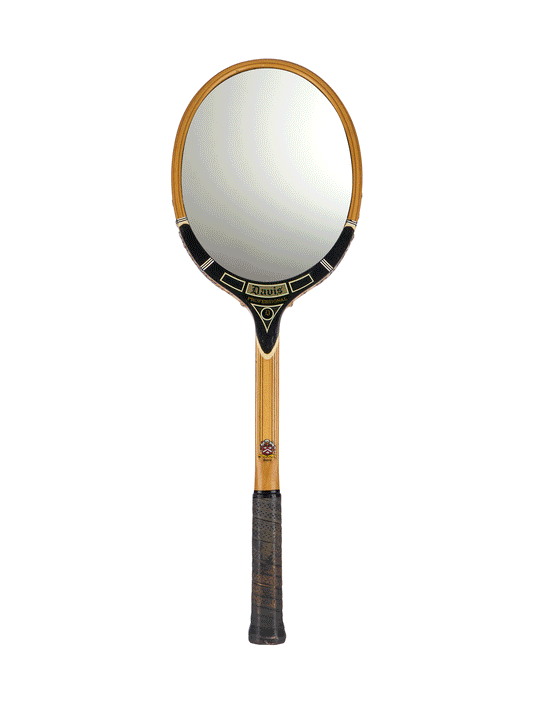 Vintage Tennis Racquet Mirror Weston Table
