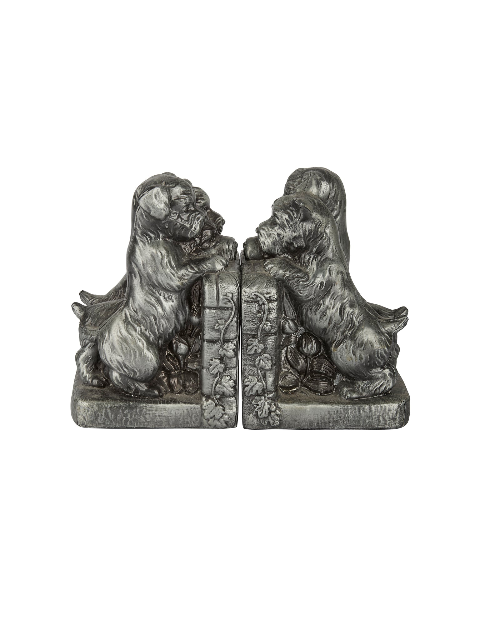 Vintage Terrier Puppies Bookends Weston Table