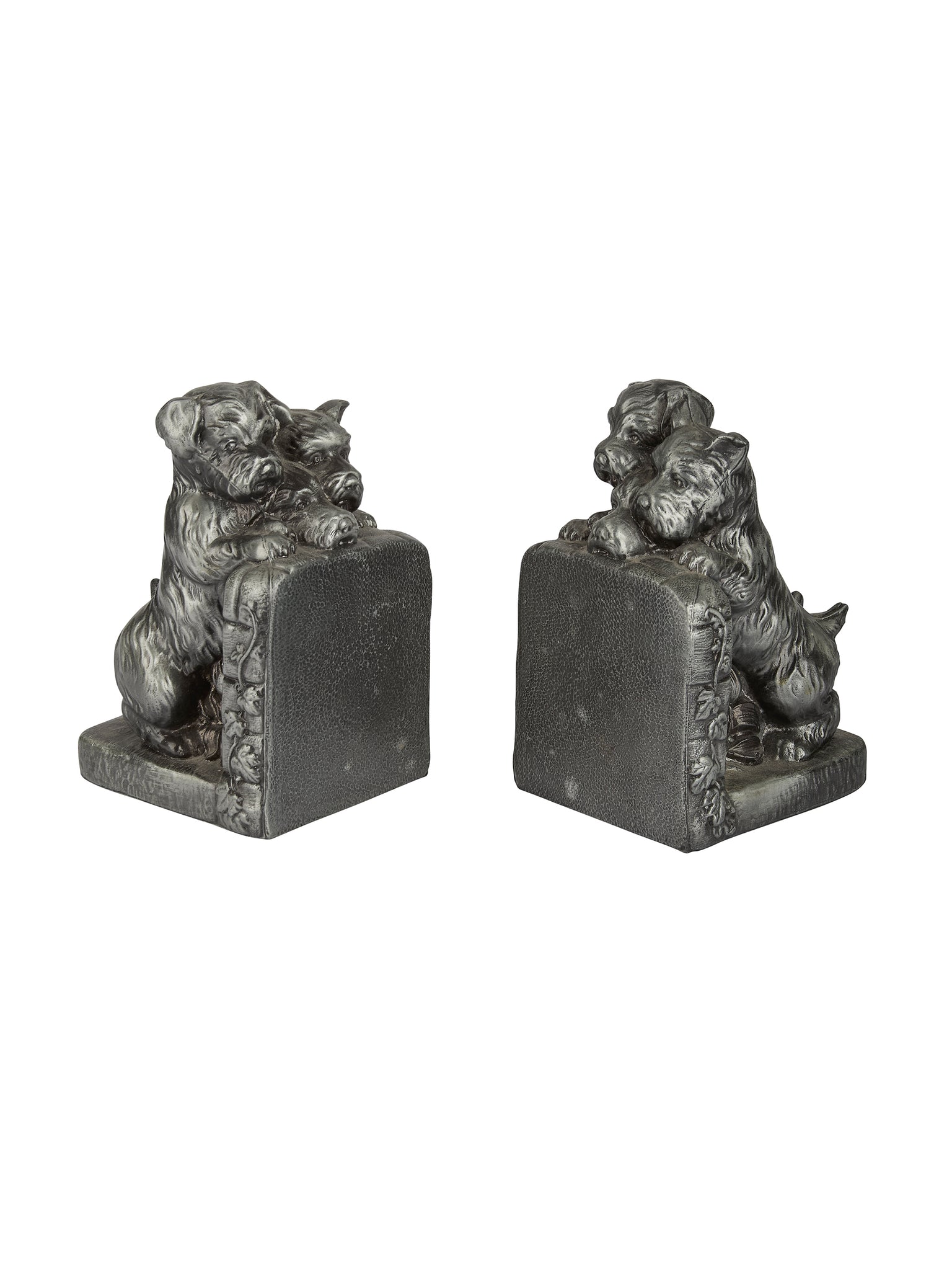 Vintage Terrier Puppies Bookends Weston Table