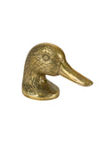 Vintage Textured Brass Duck Head Bottle Opener One Weston Table