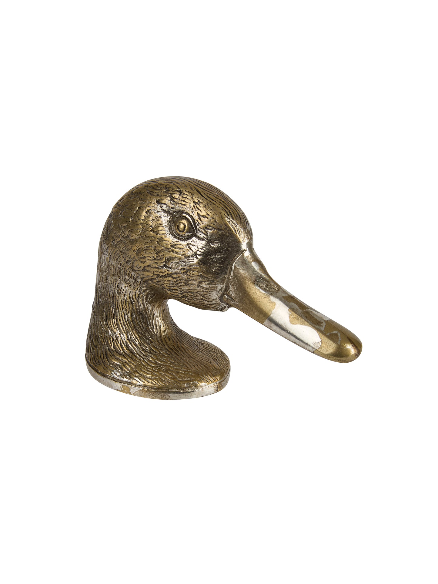 Vintage Textured Brass Duck Head Bottle Opener Weston Table